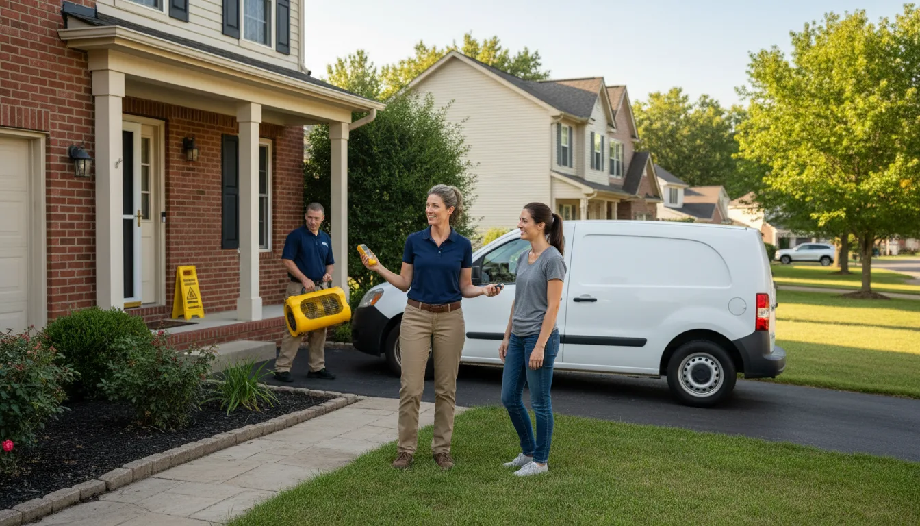 Water restoration image for Water Damage & Restoration Services in Bandana, KY